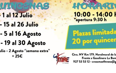Campamento de Verano 2019 – ¡Mueve tu cuerpo, Activa tu Mente!