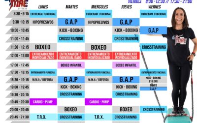 Nuevo Horario de Otoño-Invierno 2020-2021 en Cross MAE Fitness