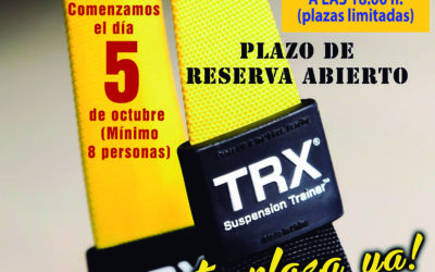 Abierto el Plazo de Inscripción de las Clases de T.R.X.