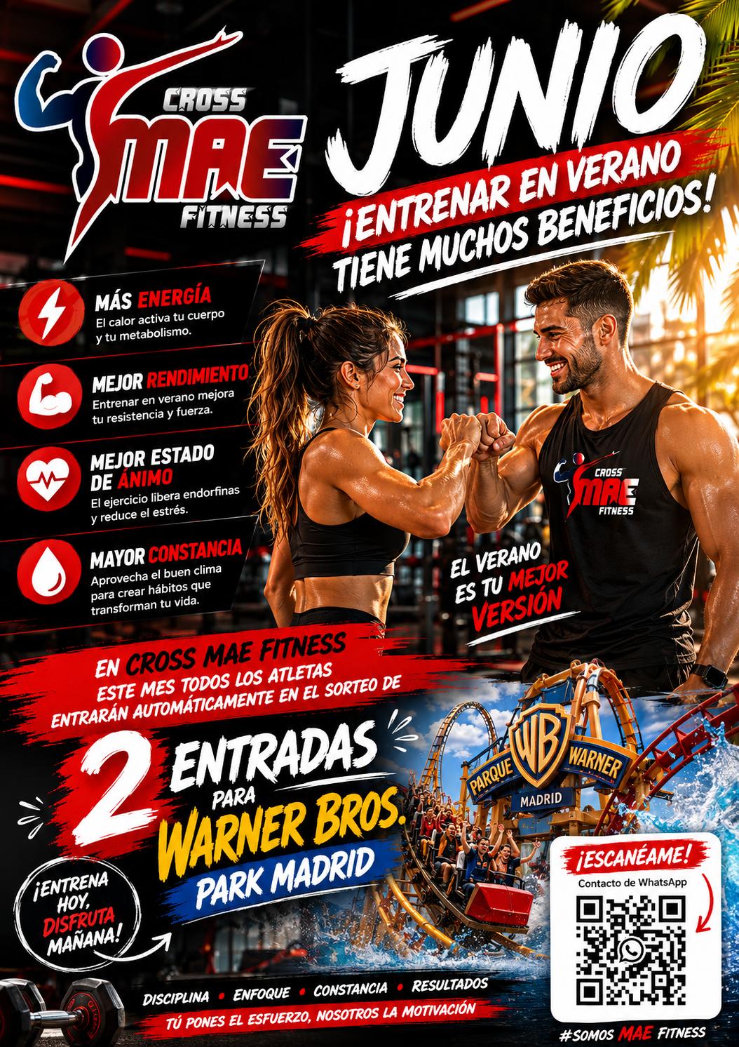 promocion junio cross mae fitness